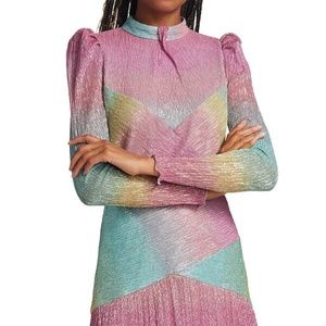 Saylor Saydee Metallic Gradient Minidress NWT